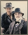 Indian Jones: Harrison Ford & Sean Connery Dual-Signed Oversized 11” x 14” Photo (Beckett/BAS LOA) 