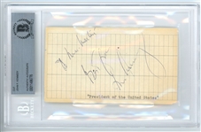 John F. Kennedy Incredible Historic Autographed Note Signed To Martin Luther King Jr. (Beckett/BAS Encapsulation) 
