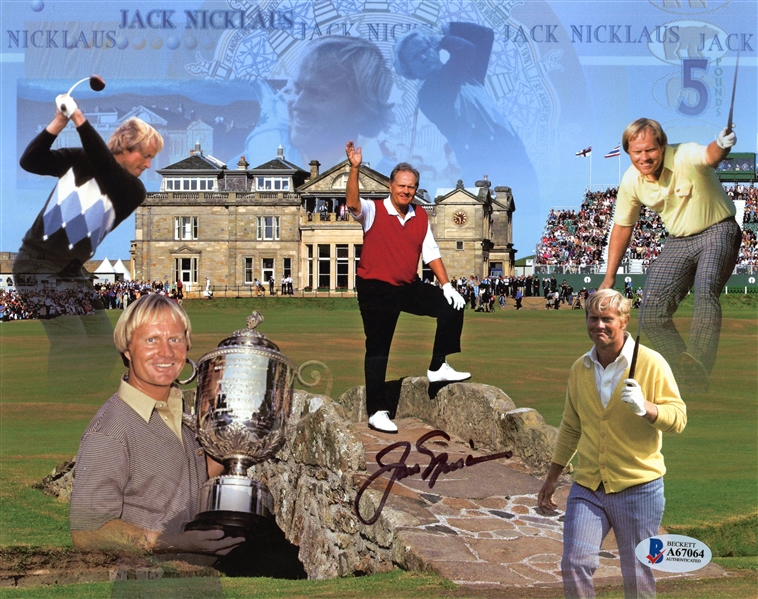 Jack Nicklaus Signed 8" x 10" Color Photo (Beckett/BAS LOA)