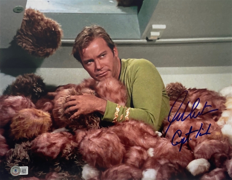 Star Trek: William Shatner Signed 11" x 14" Photo (BAS COA)