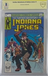 Harrison Ford Signed The Further Adventures of Indiana Jones #1 Comic (Beckett/BAS & CBCS Encapsulated)