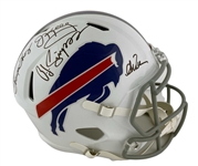 Jim Kelly, Thurman Thomas, and Andre Reed Signed Buffalo Bills Helmet (Beckett/BAS COA)