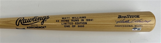 Matt Williams Signed LTD ED Rawlings Big Stick Baseball Bat (Beckett/BAS)