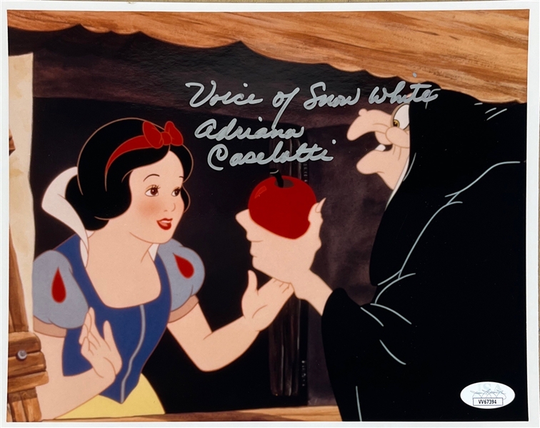 Snow White: Adriana Coselotti Signed 8 x 10 Color Photo (JSA COA)