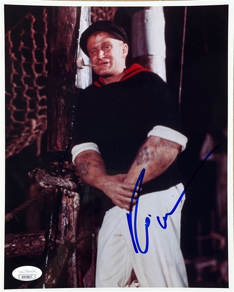 Robin Williams Signed 8 x 10 Color Photo as Popeye (JSA COA)
