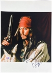 Johnny Depp Signed 10" x 14" Photo from Pirates of the Caribbean (PSA/DNA COA)