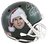 Chevy Chase Signed Christmas Vacation Custom Schutt Full Size Football Helmet (Beckett/BAS Witnessed)