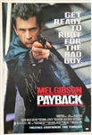 Mel Gibson In-Person Signed Full-Sized “Payback” Poster (JSA LOA) 