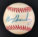 Marv Throneberry Signed Baseball (JSA)