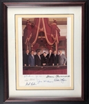 US Senators Framed Photograph, signatures include: Strom Thurmond, Jim McClure, Ted Stevens, Dick Lugar and 3 Others (Beckett/BAS)