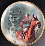 The Old Warriors- Bill Shoemaker Aboard John Henry, by Fred Stone, signed and numbered! (Beckett/BAS Guranteed)