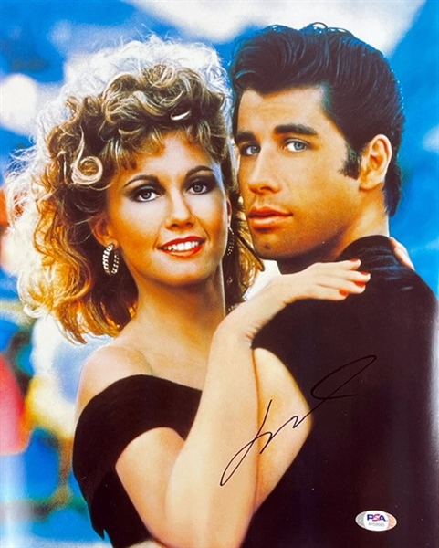 GREASE: John Travolta Signed 11 x 14 Photograph (PSA/DNA)