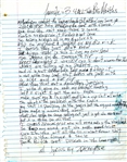 Tupac Shakur RARE 2PACALYPSE Signed Unreleased "4 All Tha Big Mouths" Handwritten Freestyle Lyrics 