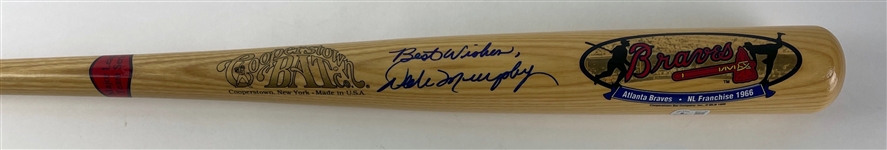 Dale Murphy Signed & Inscribed Cooperstown ATL Braves Bat (BAS COA)