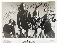 Alice in Chains: Group Signed 8" x 10" Press Photo (Beckett/BAS Guaranteed)