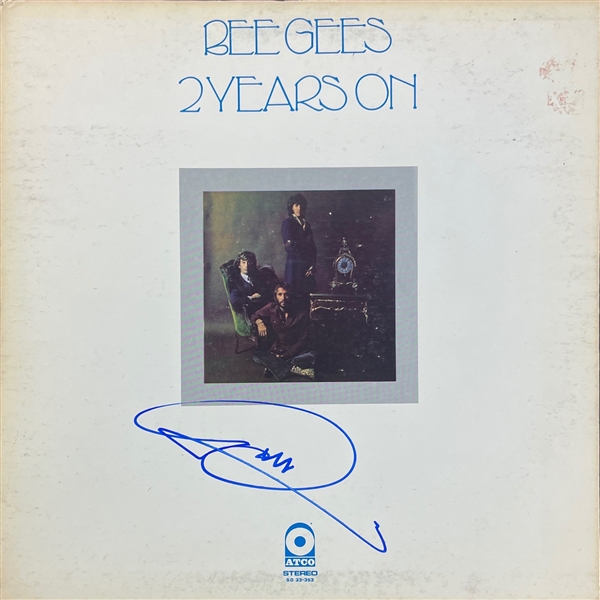 Bee Gees : Barry Gibb Signed "2 Years On" Vinyl Cover (Beckett/BAS Guaranteed)