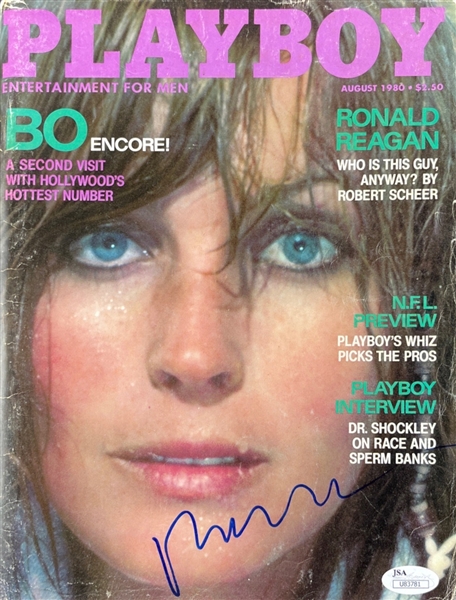 Bo Derek Signed 1980 Playboy Magazine (JSA COA)