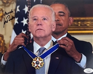 President Joe Biden Signed 8" x 10" Color Photo with Barack Obama (JSA COA)