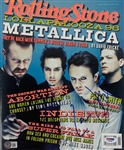 Metallica: Group Signed 1996 Rolling Stone Magazine (3 sigs)(Beckett/BAS LOA)(Steve Grad Autograph Collection) 
