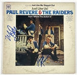 Paul Revere & The Raiders: Revere & Lindsay Signed “Just Like Us” Album Record (Beckett/BAS Guaranteed) 