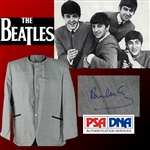 The Beatles: Paul McCartney Signed Custom Dezo Hoffman Style Beatles Suit Jacket (PSA/DNA)