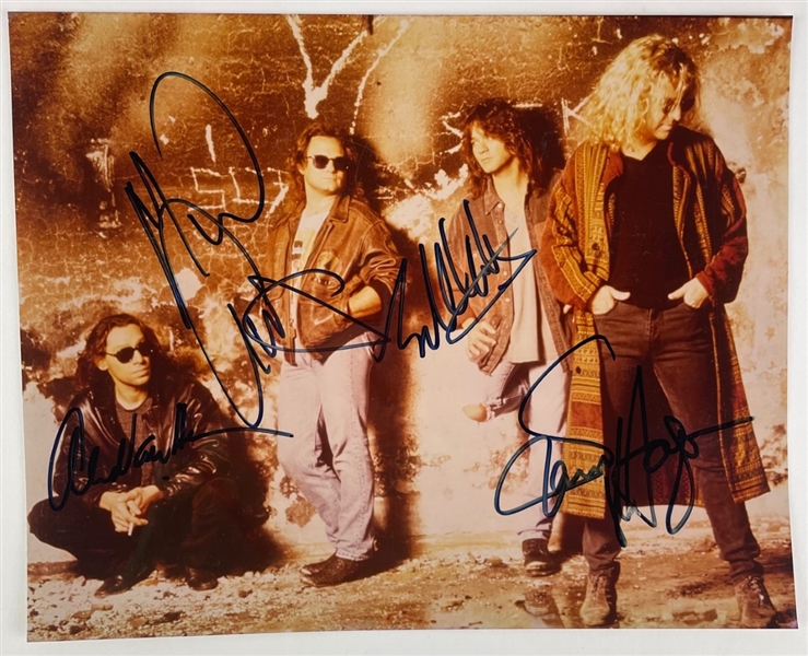Van Halen Group Signed Photograph (4 Sigs) (Epperson/REAL LOA) 