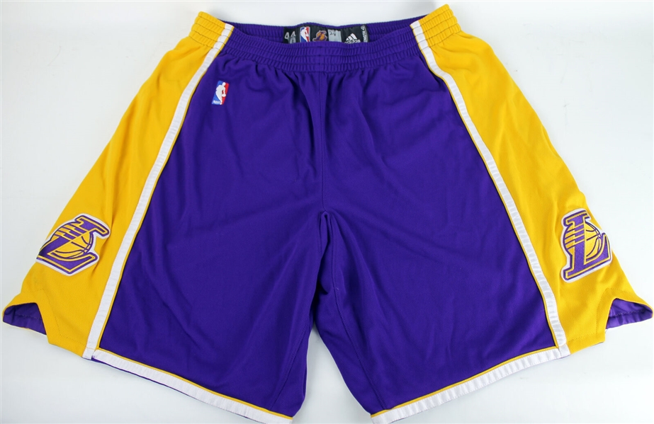 Kobe Bryant Circa late 2000s Game Used Lakers Shorts (Laker Employee LOA)