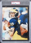 Tom Brady Signed Michigan Wolverines 8" x 10" Photo with Rookie Era Autograph (PSA/DNA)