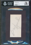 Bruce Springsteen Signature, Signed, Cut, and Encapsulated (BAS)