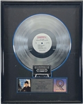 Ice Cube RIAA Platinum Record Award Presented to TAZ for "Amerikkkas Most Wanted"