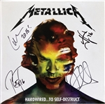 Metallica Group Signed "Hardwired…To Self-Destruct" Record Album from 2016 London In-Store Signing (Epperson/REAL LOA)
