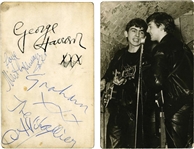 The Beatles: George Harrison Autographed Cavern Club Liverpool Photograph (UK) (Tracks COA) 