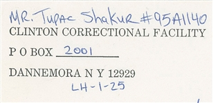 Tupac Shakur Hand-Addressed & Signed Envelope (Third Party Guaranteed) 