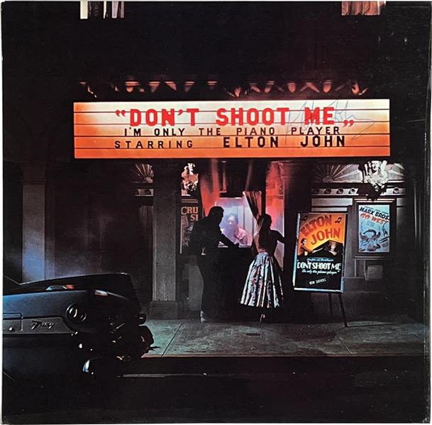 Elton John Signed “Don’t Shoot Me” Record Album (JSA Authentication) 