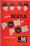 Beatles Rare 1964 Original “Pom-Pom” In-Store Poster Advertising Poster 