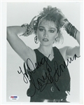 Madonna Vintage 80s Era Signed 8” x 10” Photo (PSA Authentication) 