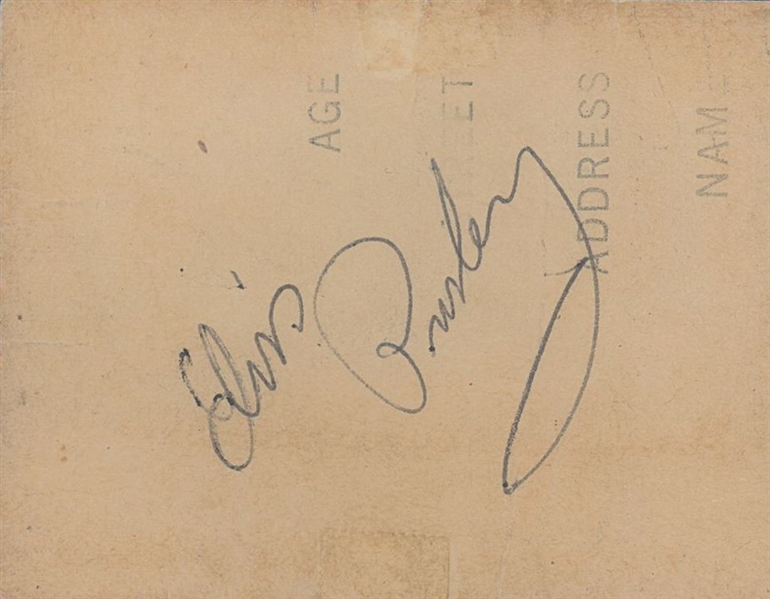 Elvis Presley Signed Illinois ID Card (Roger Epperson/REAL Authentication) 