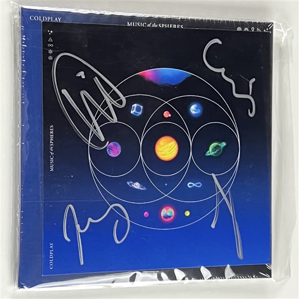 Coldplay Group Signed “Music of the Spheres” CD (4 Sigs) (Third Party Guaranteed) 