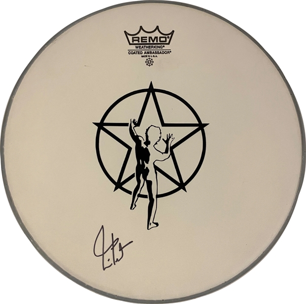 Rush: Neil Peart In-Person Signed Drumhead (JSA Authentication)