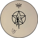 Rush: Neil Peart In-Person Signed Drumhead (JSA Authentication)