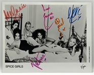 Spice Girls Group Signed 10” x 8” Promo Photo (5 Sigs) (Roger Epperson/REAL LOA)  