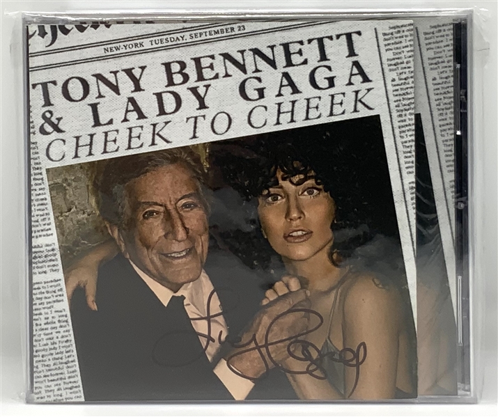 Lady Gaga “Cheek to Cheek” Signed CD (Third Party Guaranteed)   