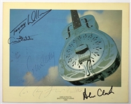 Dire Straits Group Signed “Brothers in Arms” 11.5” x 9.5” Print (7 Sigs) (Third Party Guaranteed)