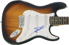 Journey: Steve Perry In-Person Signed Stratocaster-Style Guitar (John Brennan Collection) (JSA Authentication)