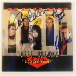 Heart Group In-Person Signed “These Dreams” 45 RPM (5 Sigs) (John Brennan Collection) (JSA Authentication)