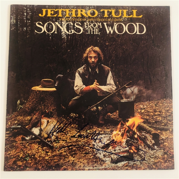 Jethro Tull: Ian Anderson In-Person Signed “Songs from the Wood” Record Album (John Brennan Collection) (Beckett/BAS Authentication)
