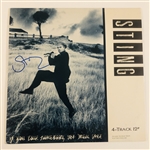 Sting In-Person Signed “If you Love Somebody” Record Album EP (John Brennan Collection) (Beckett/BAS Authentication)