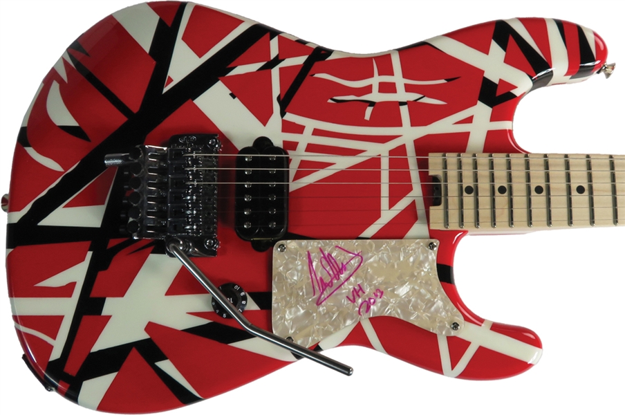 Eddie Van Halen Signed EVH/Fender Frankenstein Style Electric Guitar (Beckett/BAS LOA & JSA LOA)