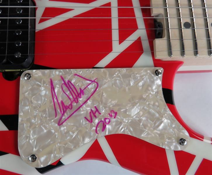 Eddie Van Halen Signed EVH/Fender Frankenstein Style Electric Guitar (Beckett/BAS LOA & JSA LOA)