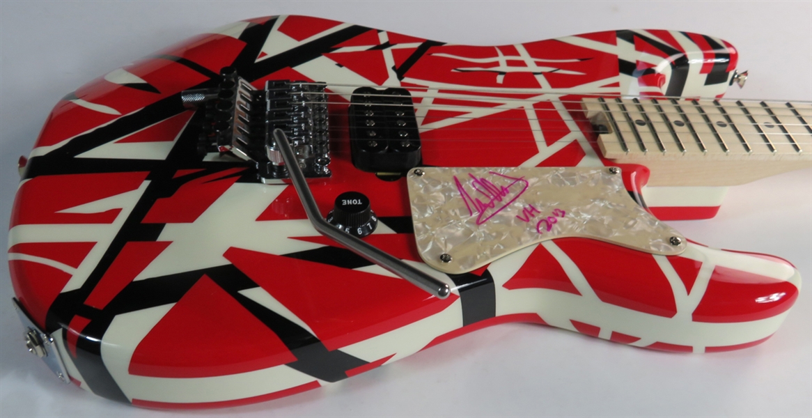 Eddie Van Halen Signed EVH/Fender Frankenstein Style Electric Guitar (Beckett/BAS LOA & JSA LOA)